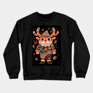 christmas elk Crewneck Sweatshirt